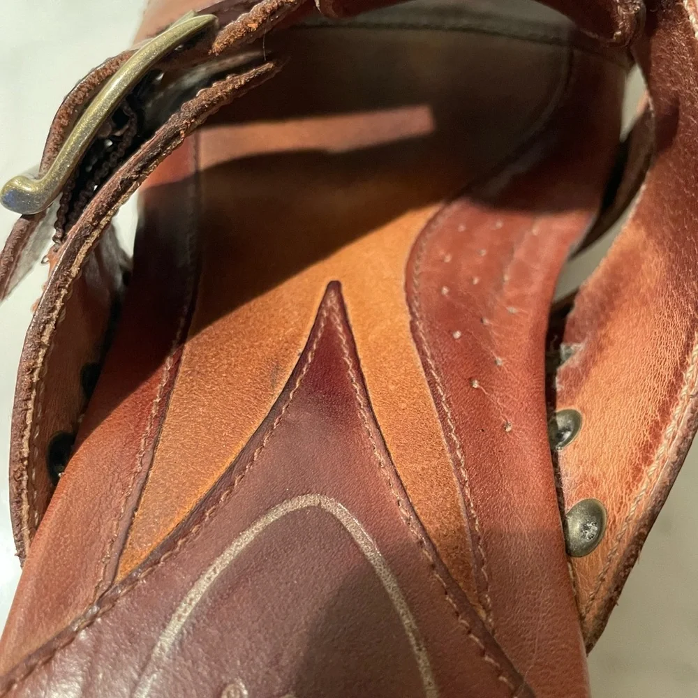 Ariat Brown Leather Sandals - Picture 10 of 11